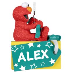 Hallmark - Sesame Street A Gift From Elmo Personalized Ornament, Custom Text