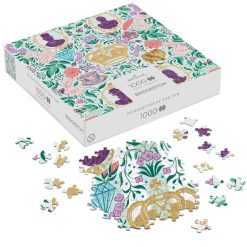 Alternative view of Hallmark - Bridgerton Ton Silhouettes on Floral 1000-Piece Jigsaw Puzzle