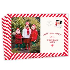 Hallmark - Santa Postcard Wishes Flat Christmas Photo Card