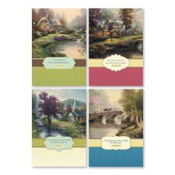 Hallmark - Thomas Kinkade Assorted Religious Thinking of You Cards, Box of 12