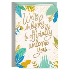 Hallmark - Welcome to the Family Wedding Card
