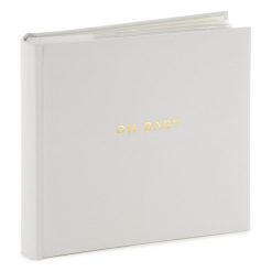 Hallmark - Oh Baby Gray Linen Textured Photo Album