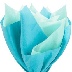 Alternative view of Hallmark - Solid Turquoise/Mint 2-Pack Tissue Paper, 6 sheets