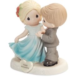 Alternative view of Hallmark - Precious Moments Couple Dancing Figurine, 5.25