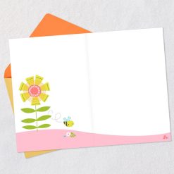 Alternative view of Hallmark - Flowers and Bee Blank Card