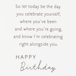 Alternative view of Hallmark - Celebrating Who You've Been and Who You're Becoming Birthday Card for Women