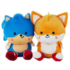 Hallmark - Better Together SEGA Sonic the Hedgehog and Tails Magnetic Plush Pair, 5.2