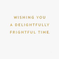 Alternative view of Hallmark - Delightfully Frightful Halloween Card