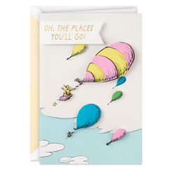 Hallmark - Dr. Seuss's Oh, The Places You'll Go! There's No Limit Graduation Card
