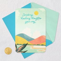 Alternative view of Hallmark - Sending Healing Thoughts Your Way Get Well Card