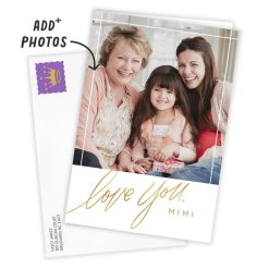 Alternative view of Hallmark - Personalized Elegant Love You Photo Card