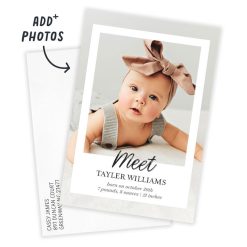 Alternative view of Hallmark - Meet Baby Birth Announcement