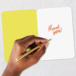 Alternative view of Hallmark - Orange and Yellow Word Bubble Thank You Card