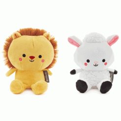 Alternative view of Hallmark - Better Together Lion and Lamb Magnetic Plush Pair, 5.25