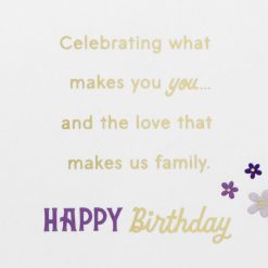 Alternative view of Hallmark - Celebrating the Love That Makes Us Family Birthday Card for Stepdaughter
