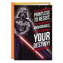 Hallmark - Star Wars Darth Vader It's Your Destiny Funny Birthday Card