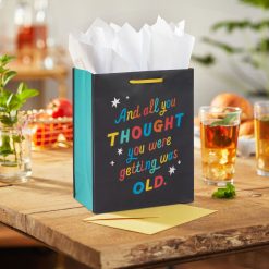 Alternative view of Hallmark - 9.6" Getting Old Medium Birthday Gift Bag