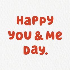 Alternative view of Hallmark - You and Me Balloons Anniversary Card