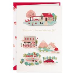 Hallmark - What I Love About Our Life Romantic Anniversary Card