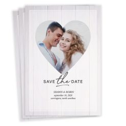 Hallmark - Rustic Heart Save the Date