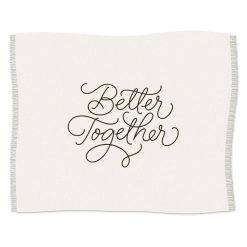 Alternative view of Hallmark - Better Together Embroidered Throw Blanket, 80x60