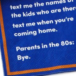 Alternative view of Hallmark - Drinks on Me Unplug Funny Party Napkins, Pack of 20