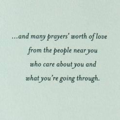 Alternative view of Hallmark - Praying You'll Feel Surrounded By Love Religious Sympathy Card for Loss of Mom