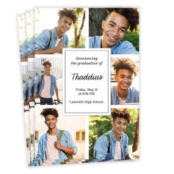Hallmark - Photo Collage Border Graduation Announcement