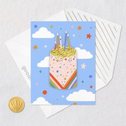 Alternative view of Hallmark - Classic Cake and Candle Vibes Birthday Card