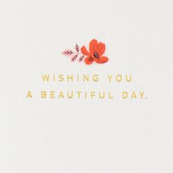 Alternative view of Hallmark - Beautiful Day Flower Bouquet Birthday Card