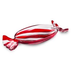 Hallmark - Wrapped Peppermint Candy-Shaped Serving Dish, 14 W
