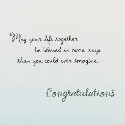 Alternative view of Hallmark - May Your Life Be Blessed Money Holder Wedding Card