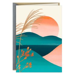 Hallmark - Sunset Landscape Blank Card