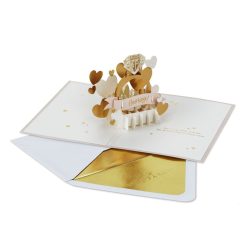 Alternative view of Hallmark - Wishing You a Lifetime of Happiness Pop-Up Engagement Card