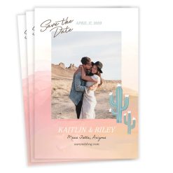 Hallmark - Serene Western Desert Flat Wedding Save the Date