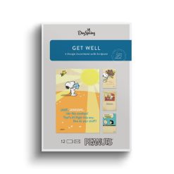 Alternative view of Hallmark - Peanuts Assorted Religious Get Well Cards, Box of 12
