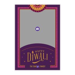 Alternative view of Hallmark - Rangoli Medallion Flat Diwali Photo Card