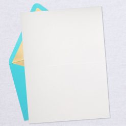 Alternative view of Hallmark - Elegant Script and Flowers Blank Congratulations Card
