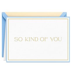 Alternative view of Hallmark - Composed Gold Lettering Blank Thank You Notes, Pack of 10