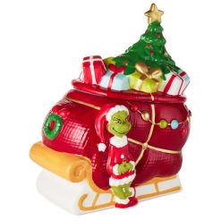 Hallmark - Dr. Seuss's How the Grinch Stole Christmas! Grinch Cookie Jar With Sound