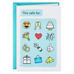 Hallmark - This Calls for Congrats Wedding Card
