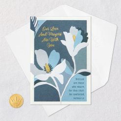 Alternative view of Hallmark - Our Prayers Are With You Religious Sympathy Card