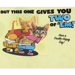 Alternative view of Hallmark - Mooning Cats Funny Pop-Up Birthday Card From Both