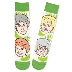 Hallmark - The Golden Girls Faces of Friendship Novelty Crew Socks
