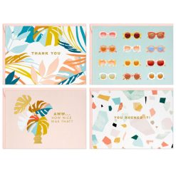Alternative view of Hallmark - Tropical Style Assorted Blank Note Cards in Caddy, Pack of 40