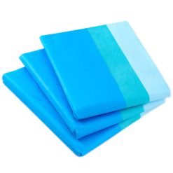 Hallmark - Blue/Turquoise/Light Blue 3-Pack Bulk Tissue Paper, 90 sheets