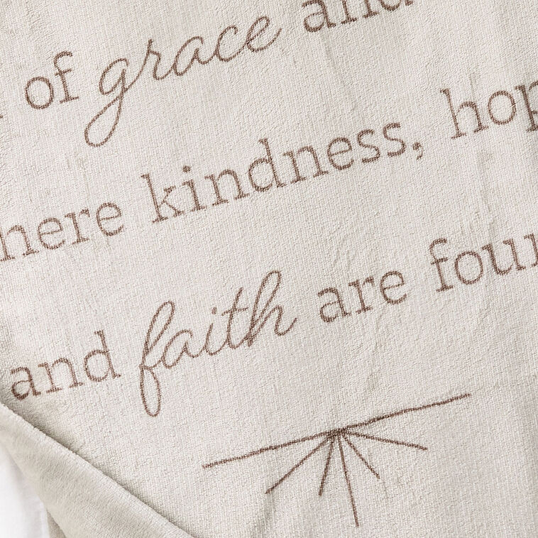 Hallmark - This Home Is Full of Faith Throw Blanket, 50x60 - Image 3