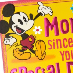 Alternative view of Hallmark - Disney Mickey Mouse Don't Lift a Finger Funny Pop-Up Birthday Card for Mom