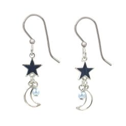 Hallmark - Silver Forest Celestial Cascade Silver Metal Drop Earrings