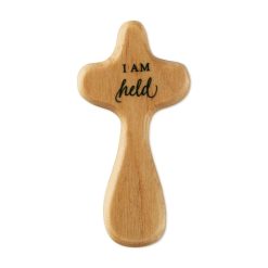 Hallmark - DaySpring I Am Held Comfort Cross, 2.25